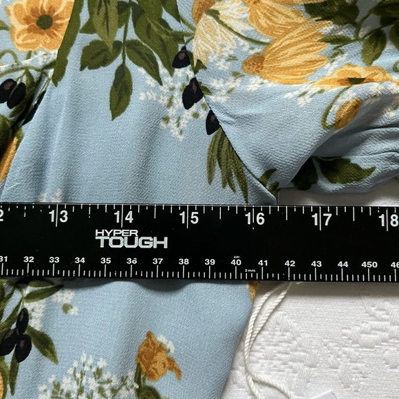 Reformation Blue Floral Blouse - Picture 10 of 16